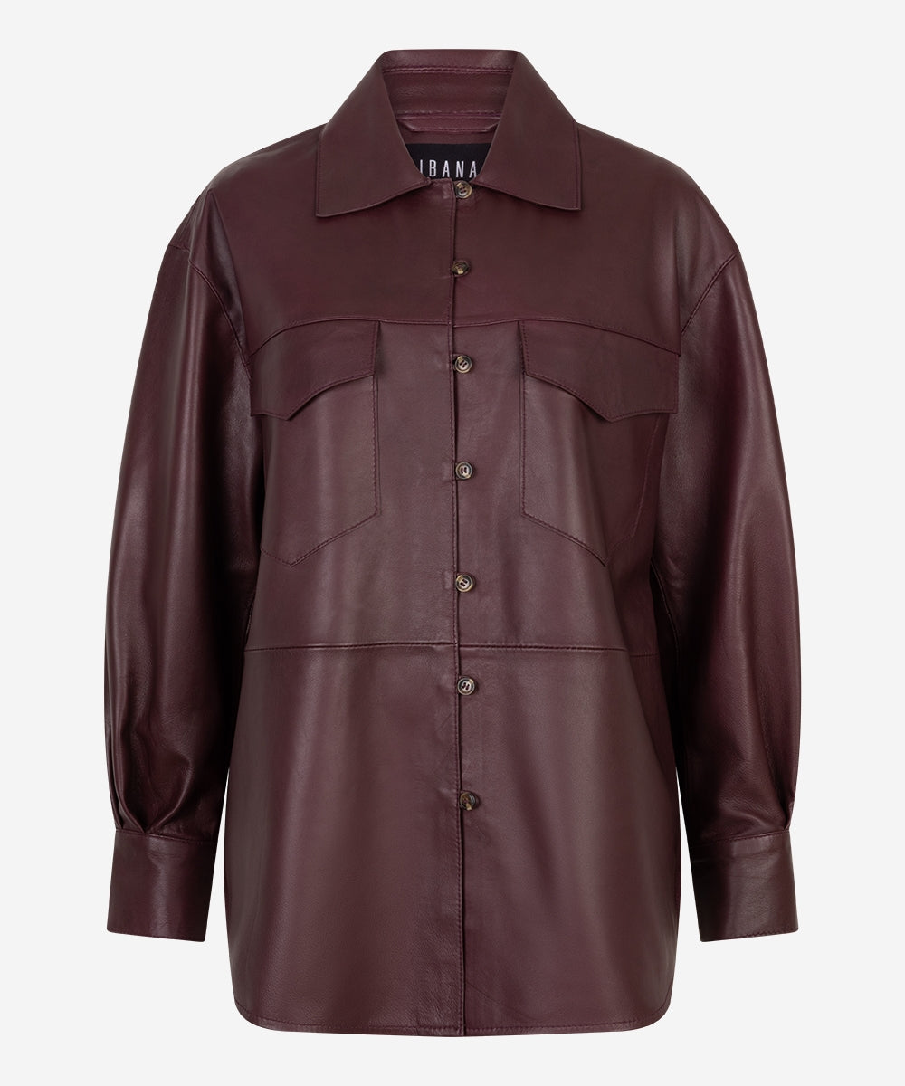 Blouse Bodi Burgundy