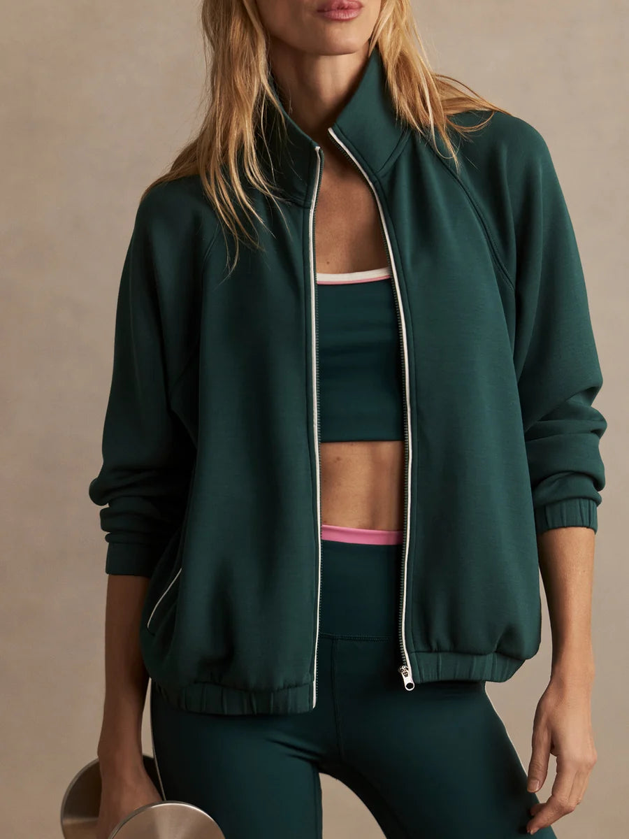 Varley Magda Zip Through Sweat