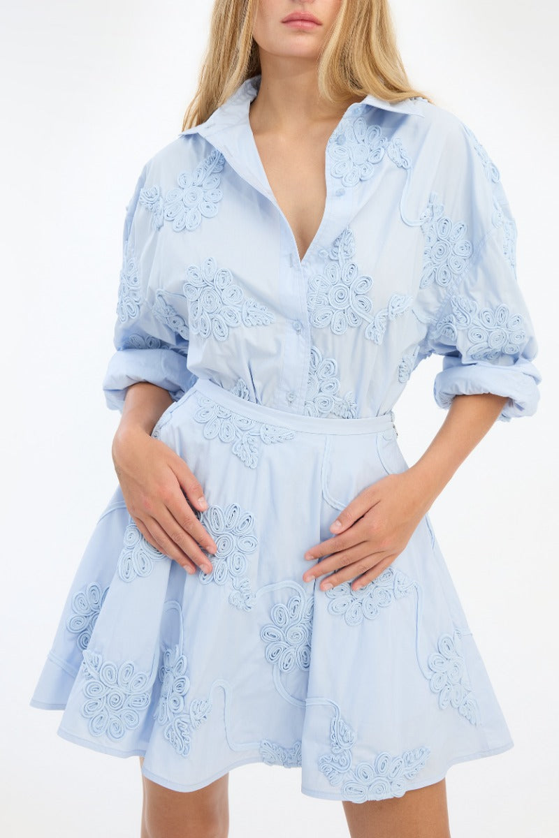 Rotate Flower Oversized Shirt1