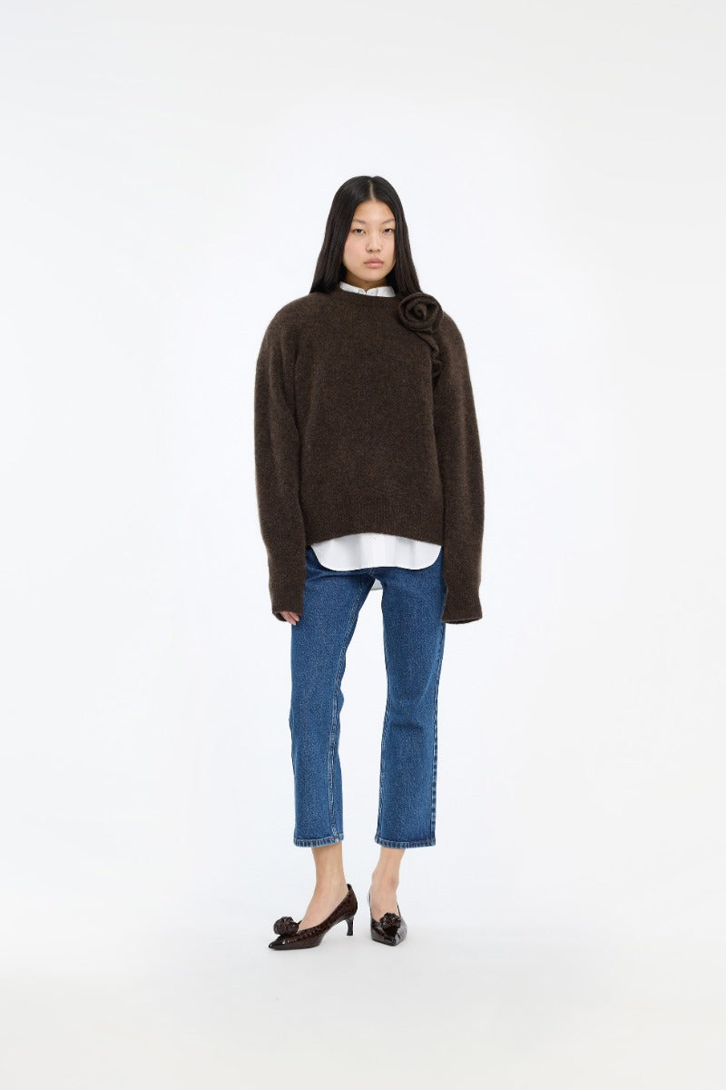 Rotate Knit Flower Jumper