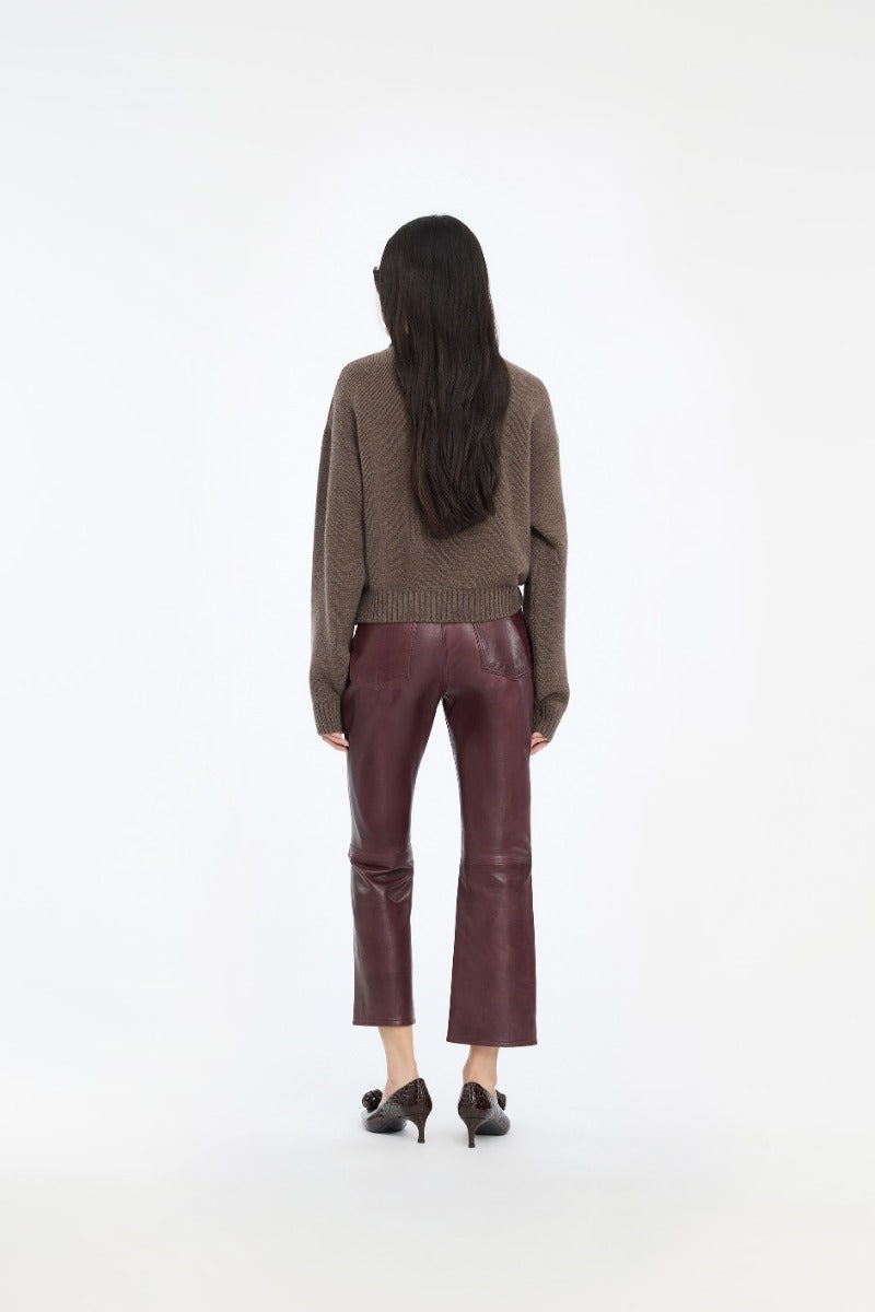Rotate Crewneck Sweater brown