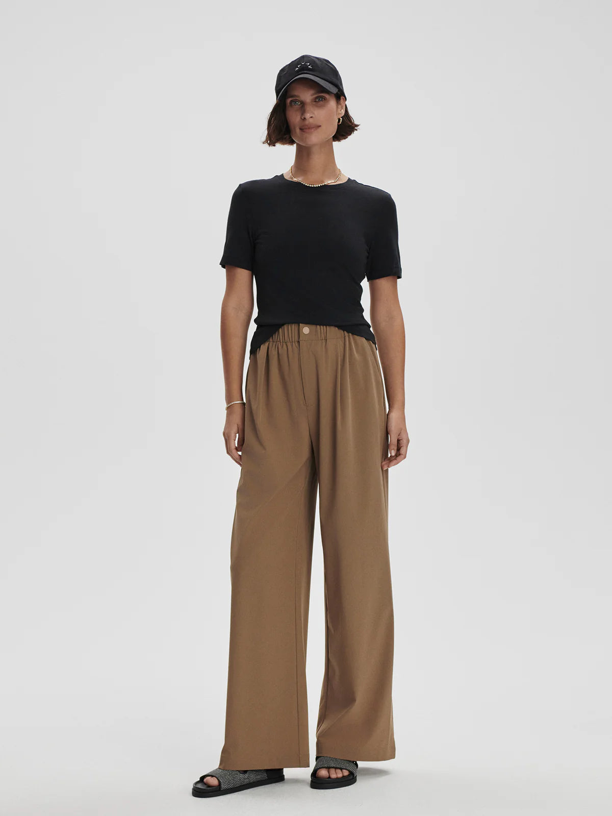 Varley Regina Fitted Tee Black