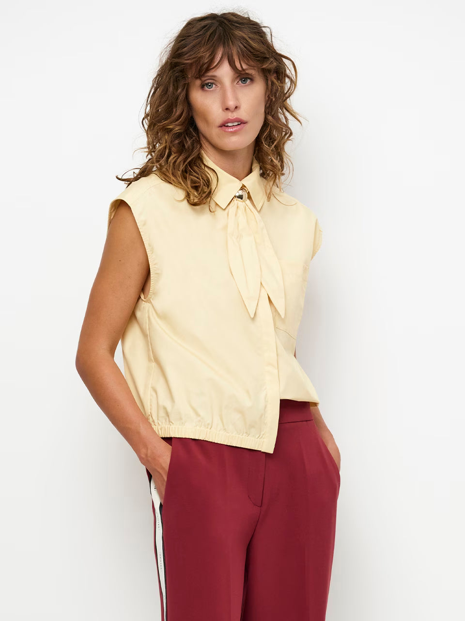 Dante Alcon Scarf Detailed Shirt