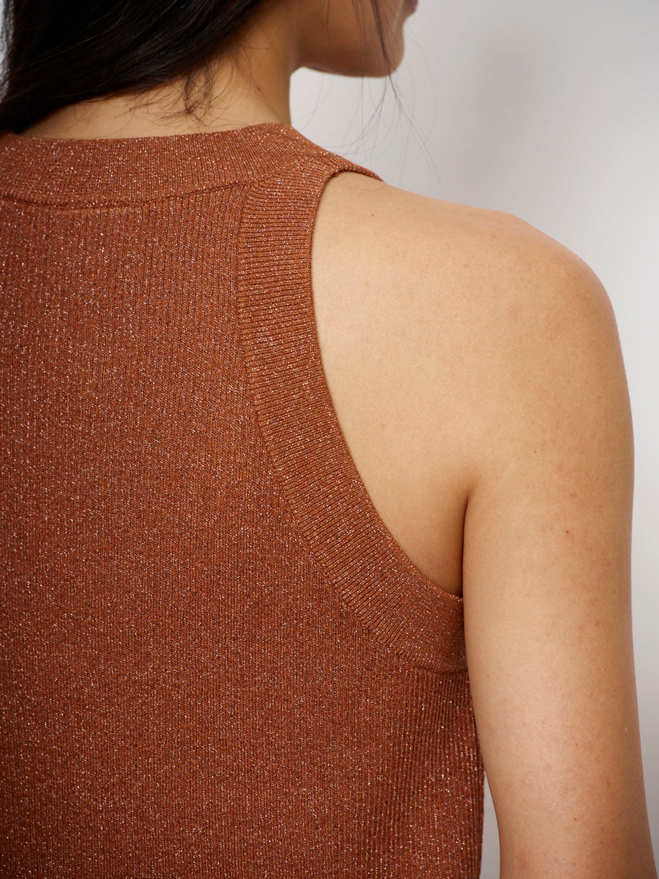 Dante Noki Metallic Knitted Tanktop