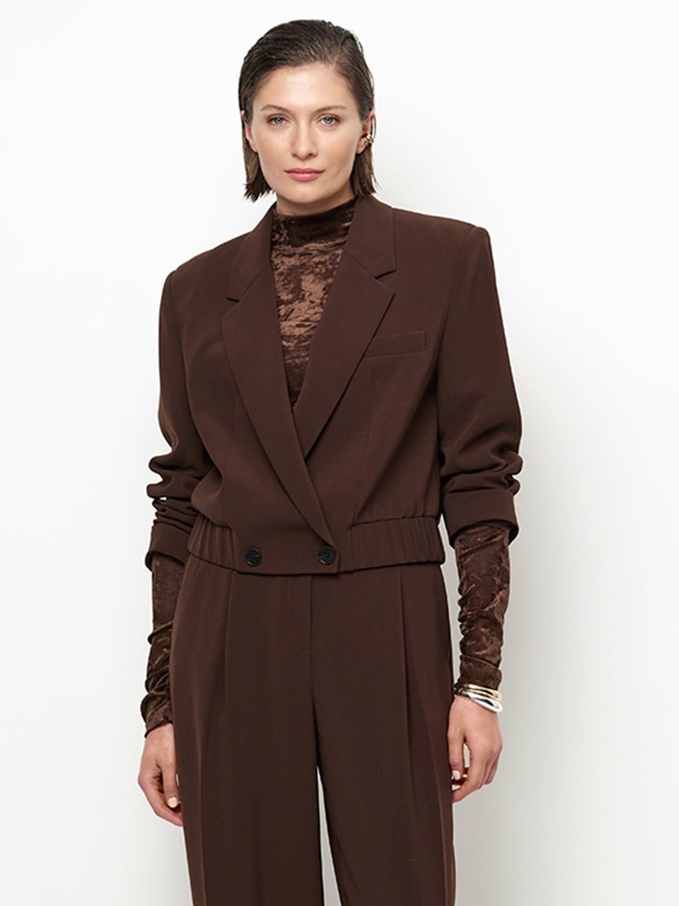 Dante Reilley Cropped Blazer Jacket