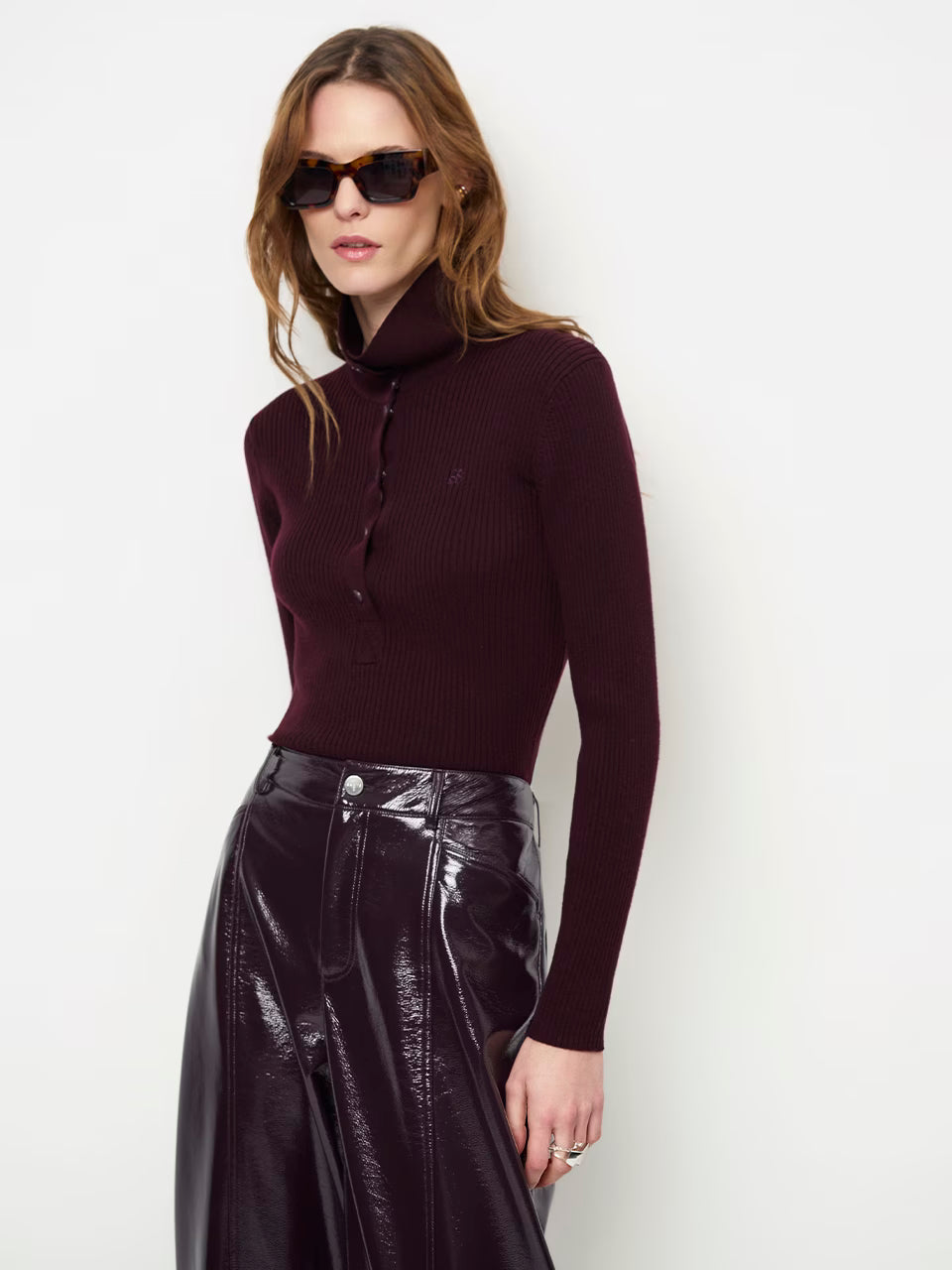 Dante Lisai Rin-knitted Polo Sweater