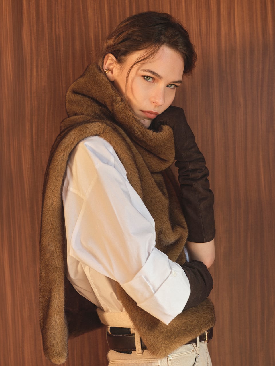 Dante Lucu Faux Fur Waistcoat