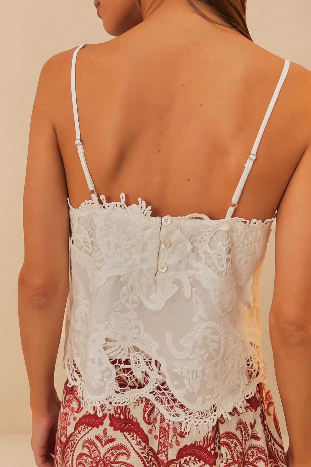 Top Sleeveless Lace