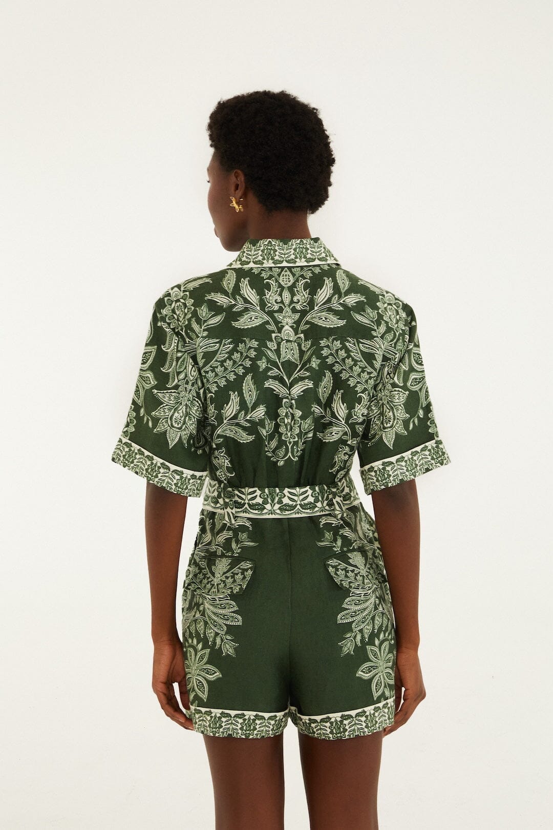 Farm Rio Miranda Short Sleeve Romper