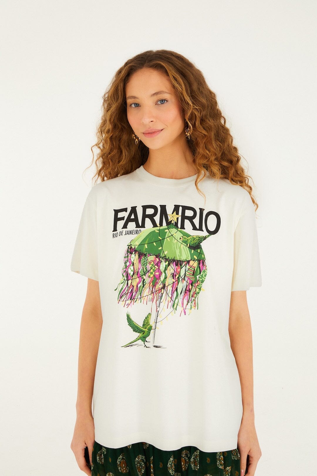 Farm Rio Xmas Kinis Relaxed T-shirt