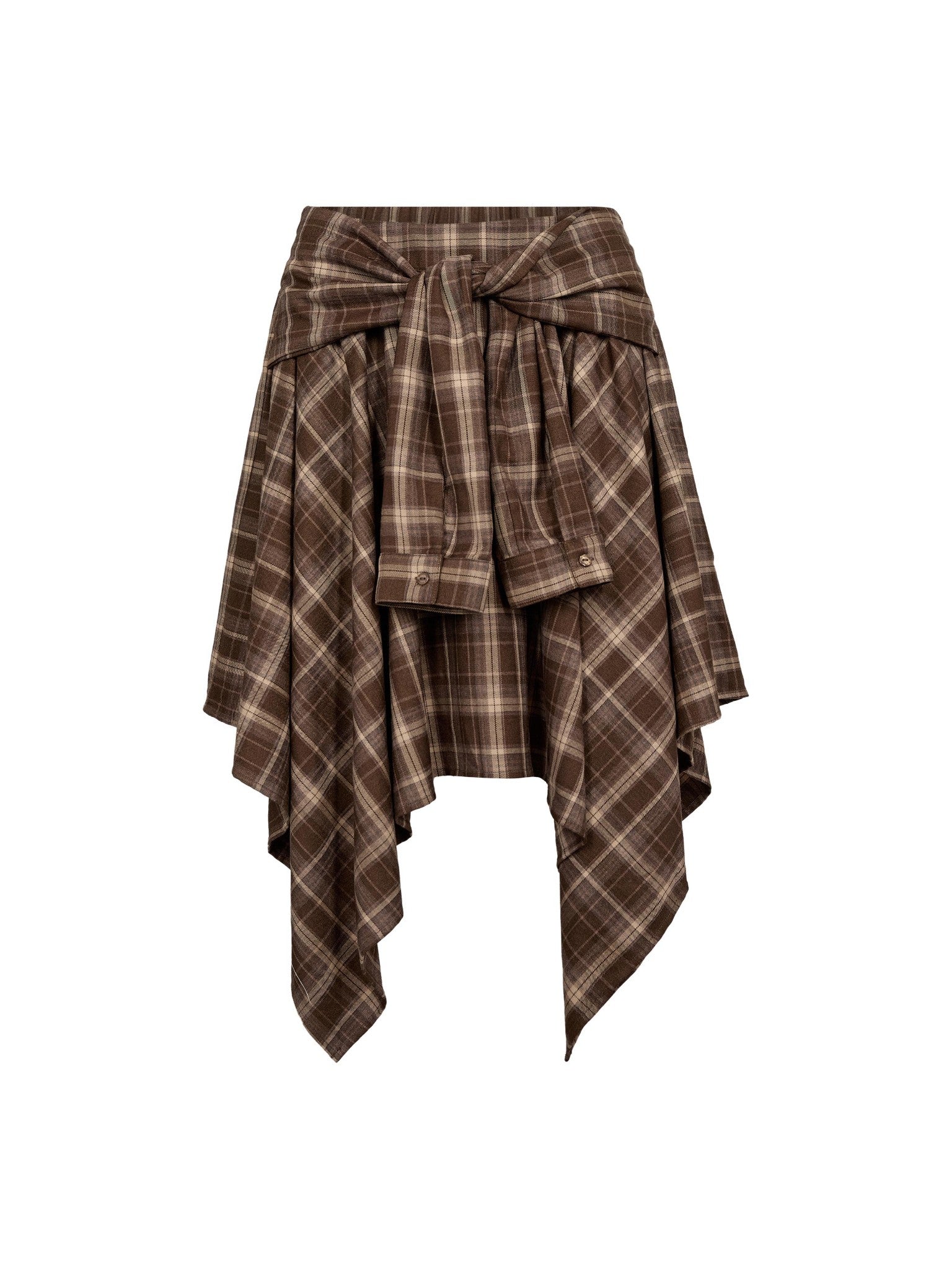 Co´couture Dagny Check Tie Skirt