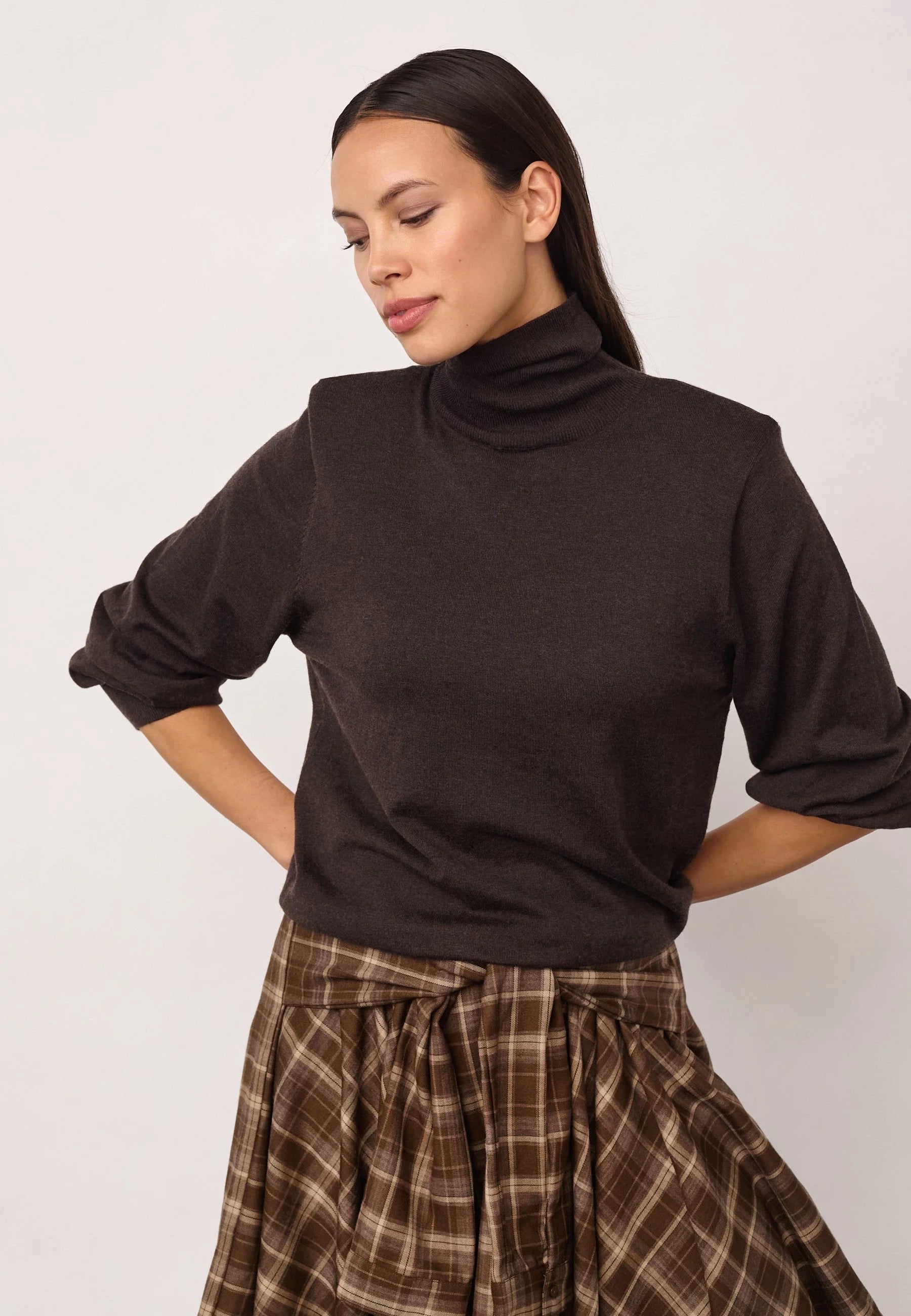 Co´couture Cory Padded Roll Neck Knit