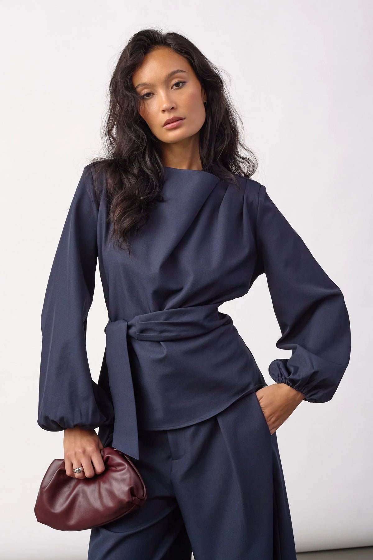 CC Luna Tie Blouse