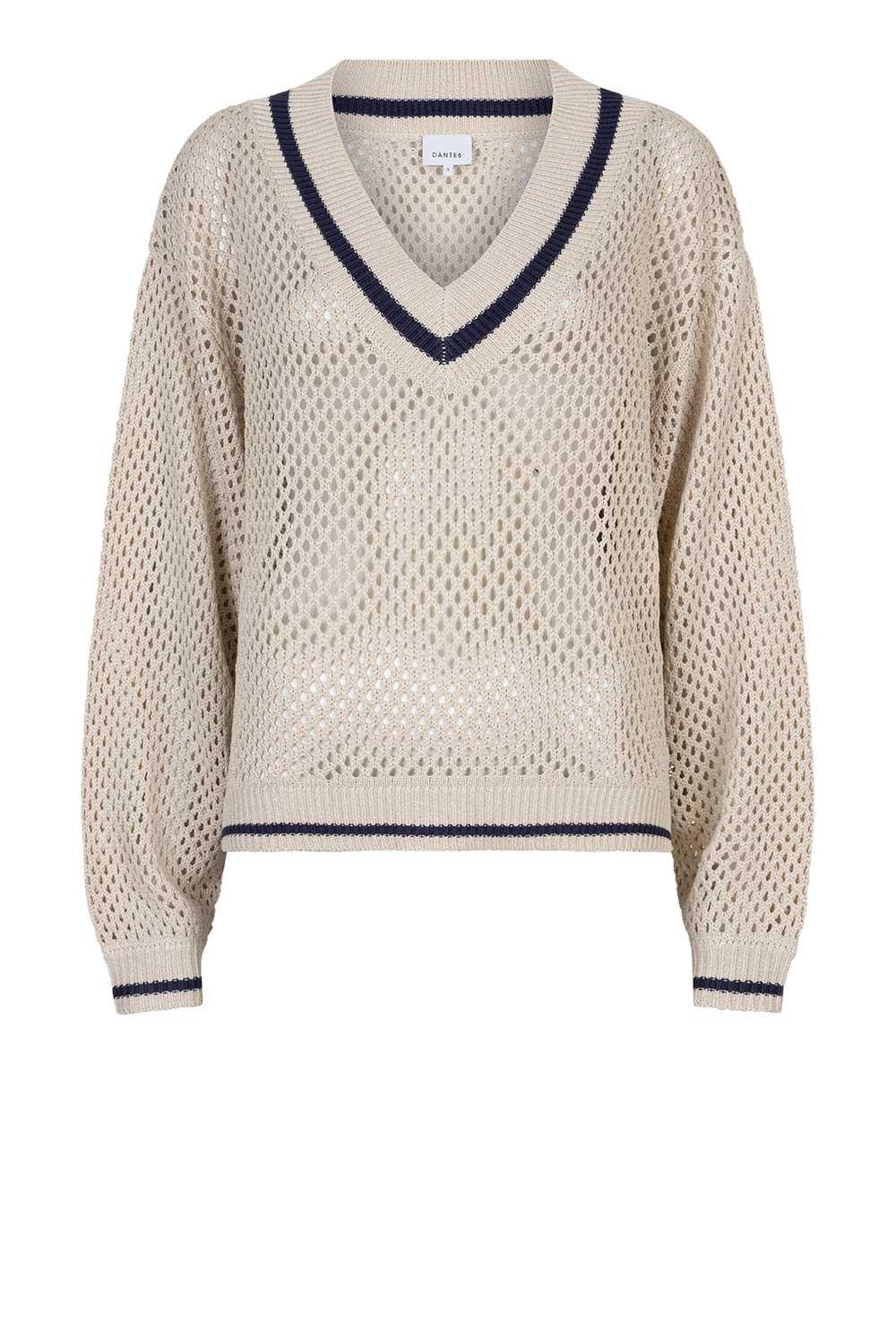 Dante Volcy Cropped V-neck sweat