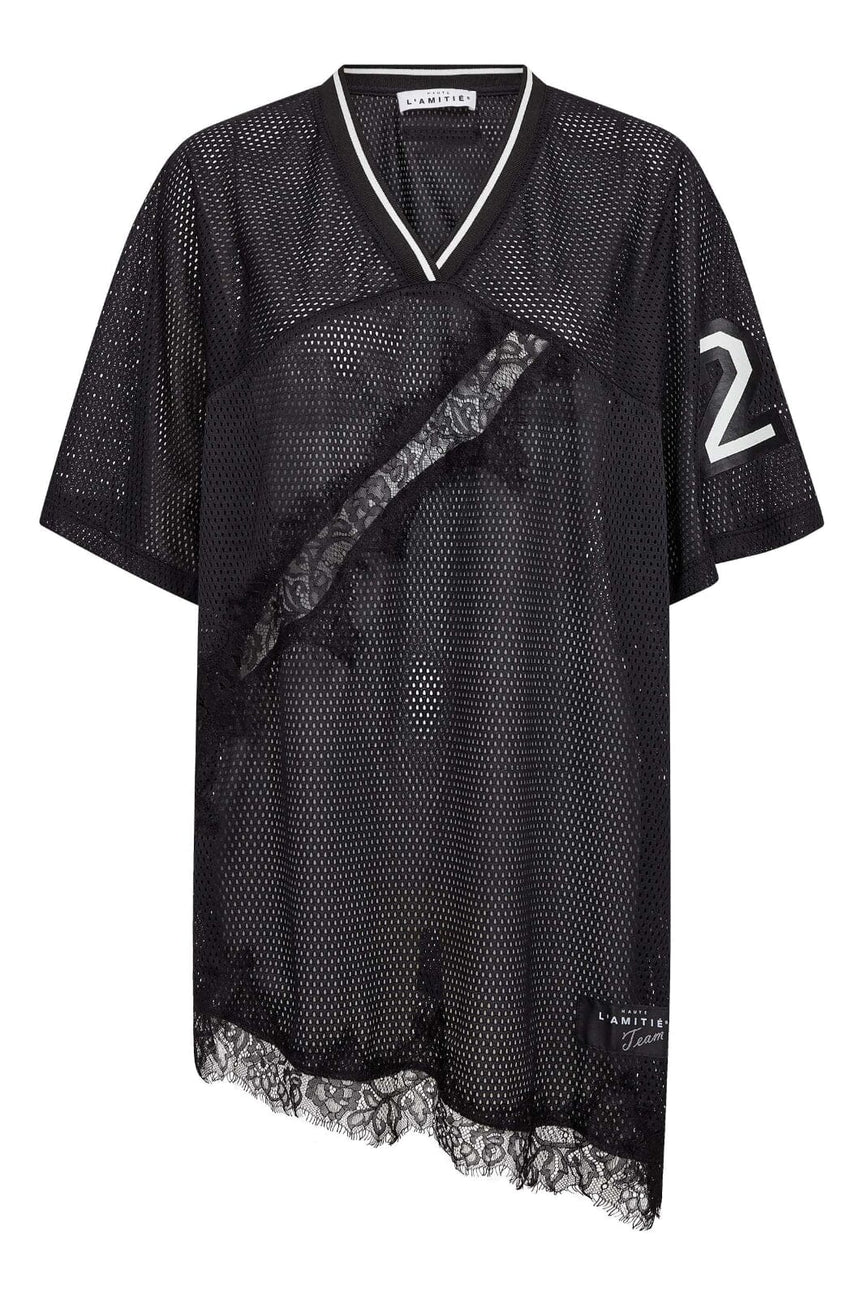 HL Drift Asym Lace Tee