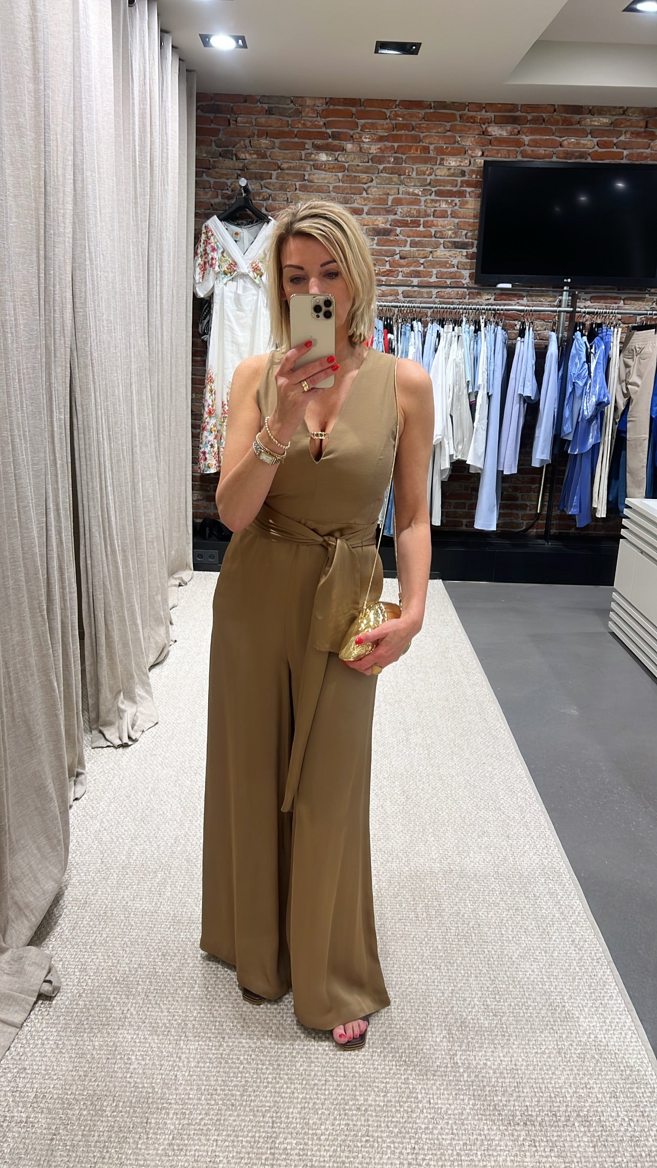 Jumpsuit Golden Green