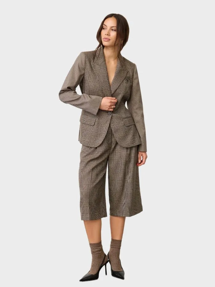 Co´couture Veya Check Fitted Blazer