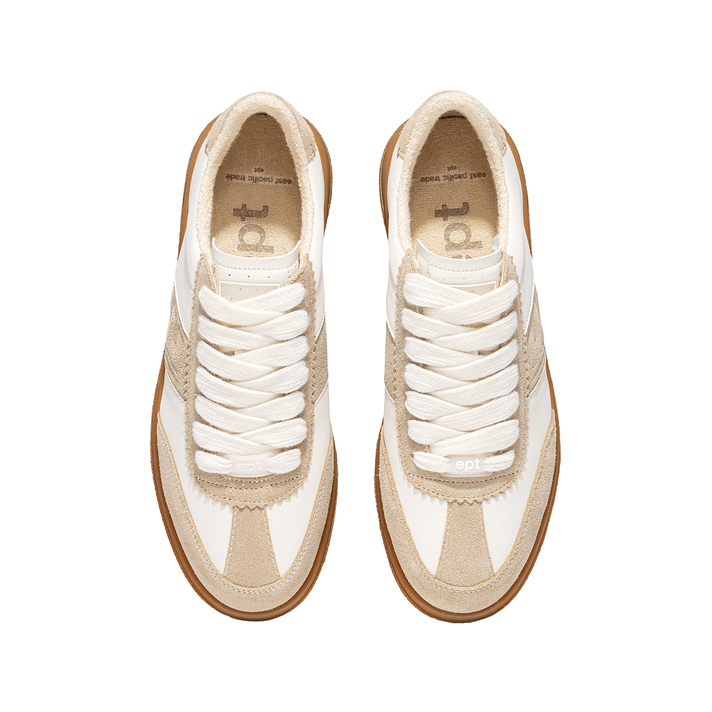 Sneaker Santos Beige White