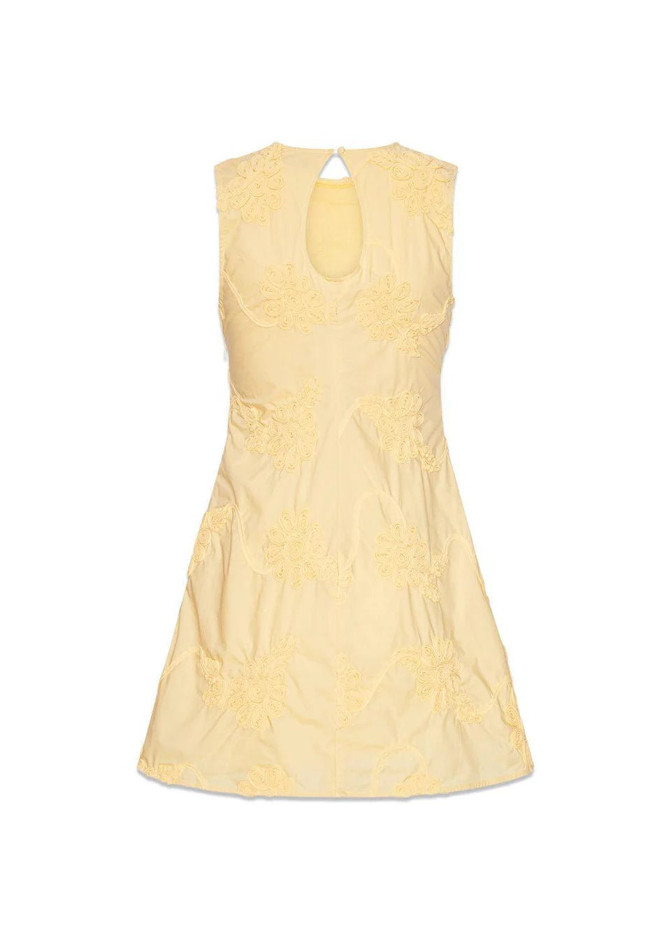 Rotate Flower Mini Flared Dress