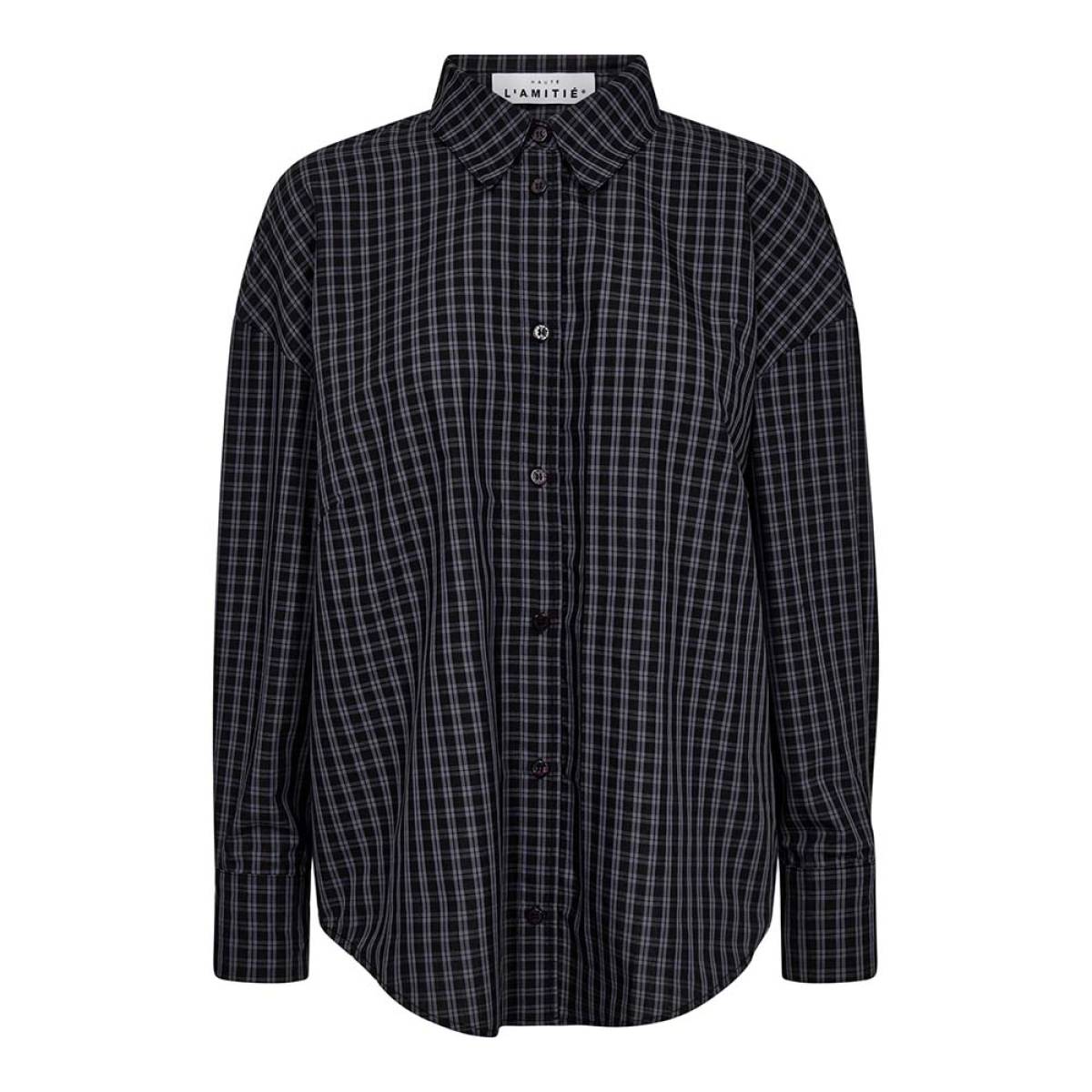 Blouse Melvin Checked Black Grey