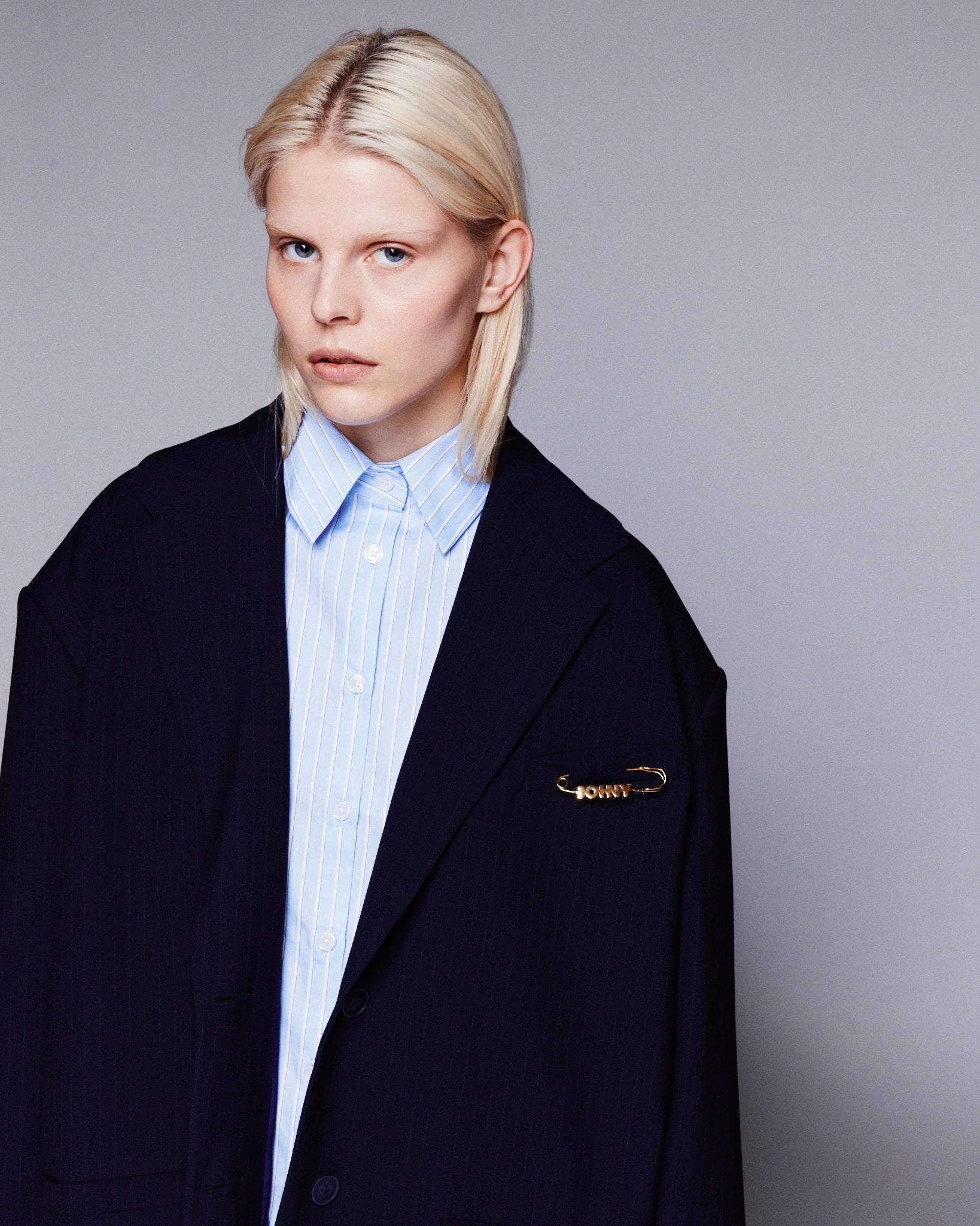 Johny Blazer Lola Pinstripe