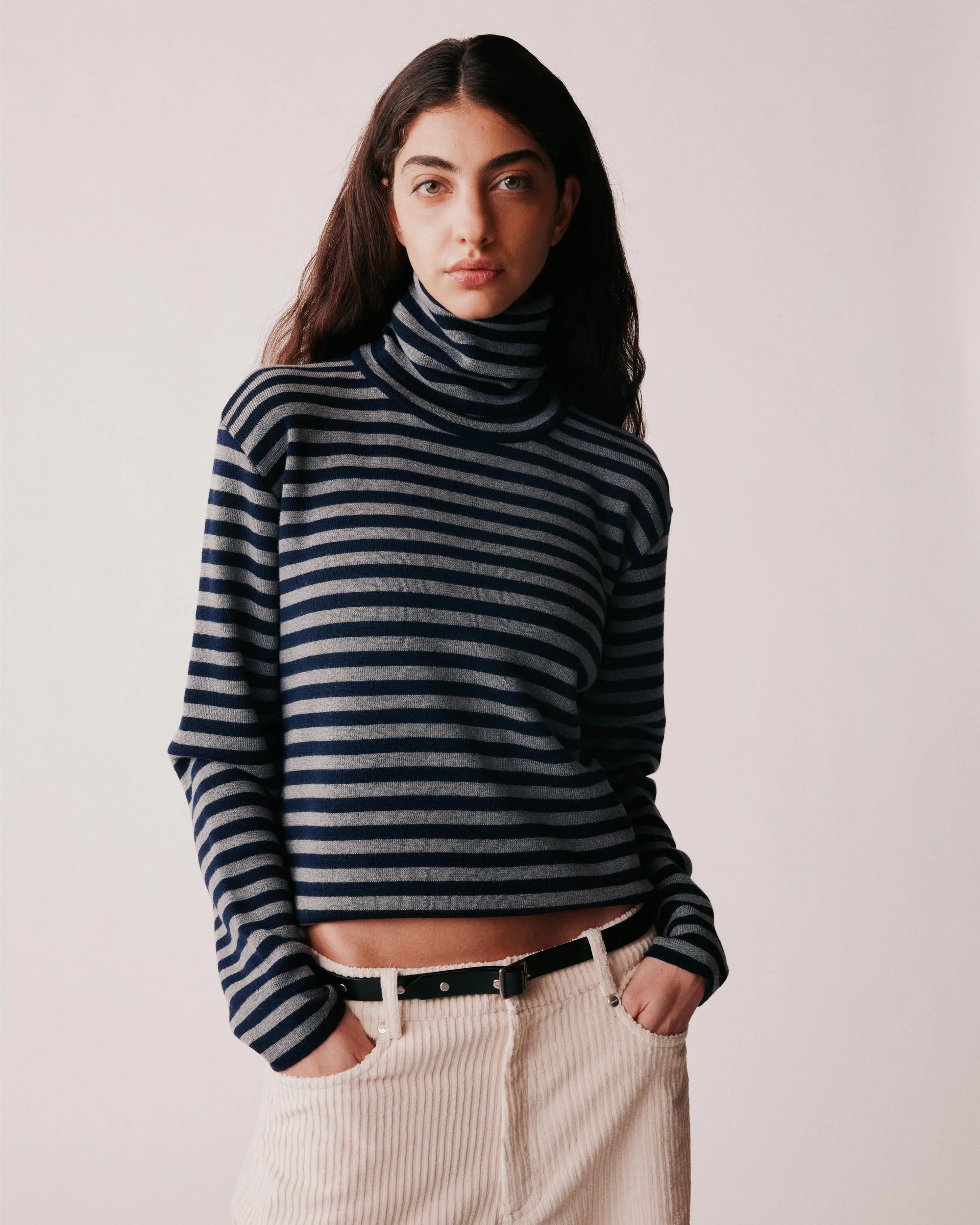 Johny Rollneck Sweat Stripes Frederic