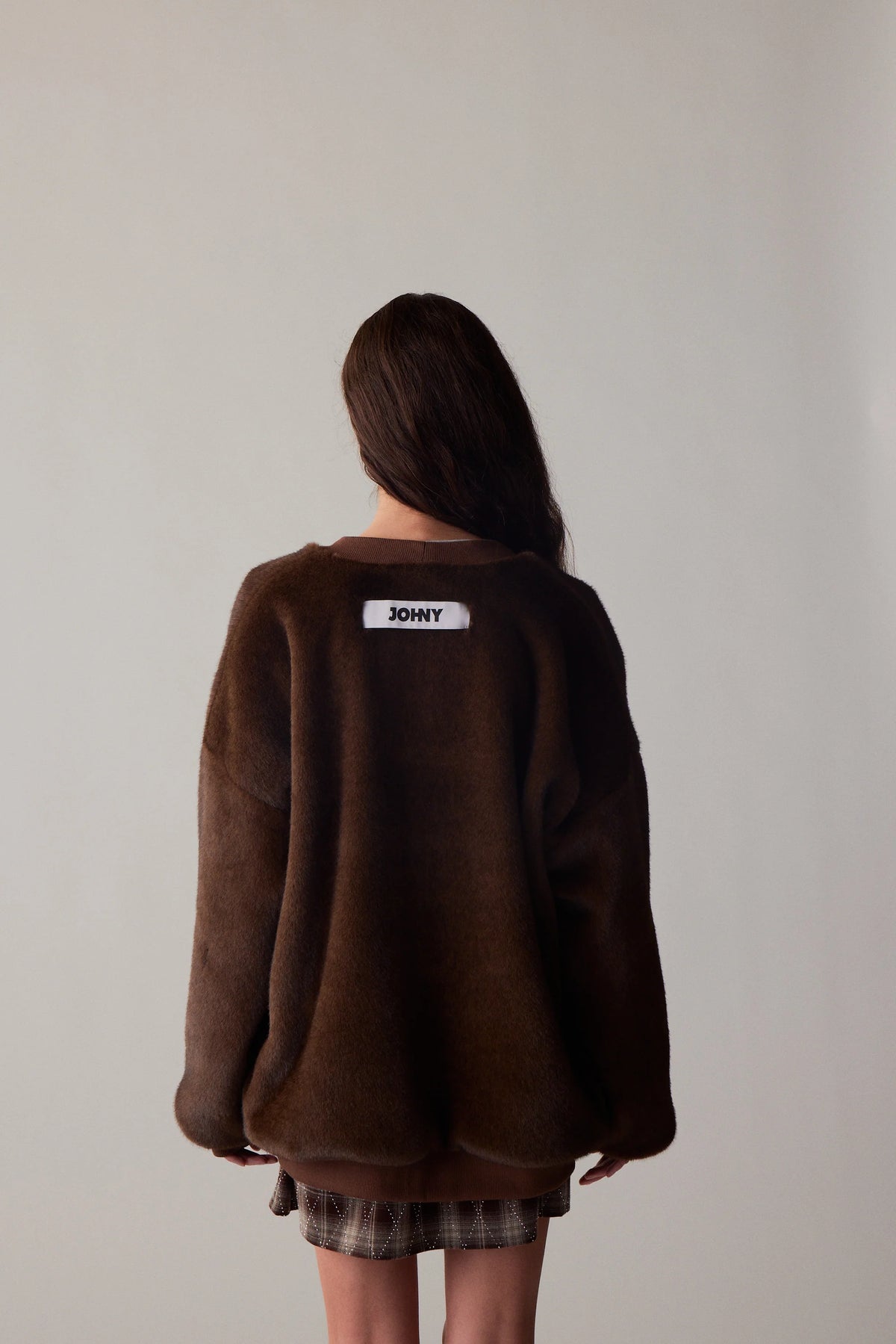 Johny Fake Fur Cardigan Luna
