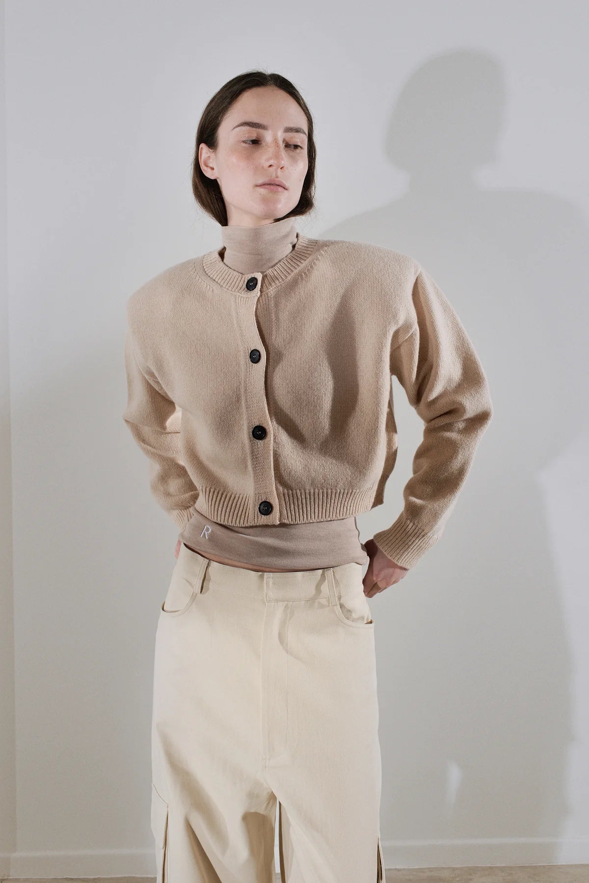 Rhune Lune Padded Shoulder Cardigan