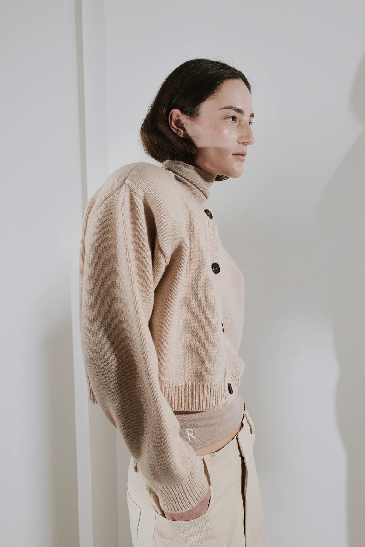 Rhune Lune Padded Shoulder Cardigan