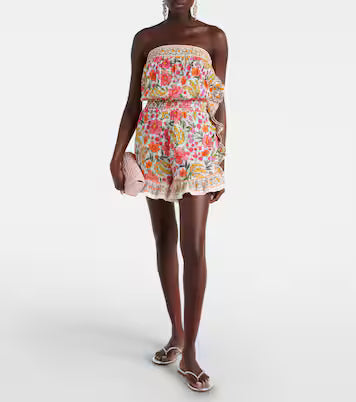 Romper Banana Flowers Mini