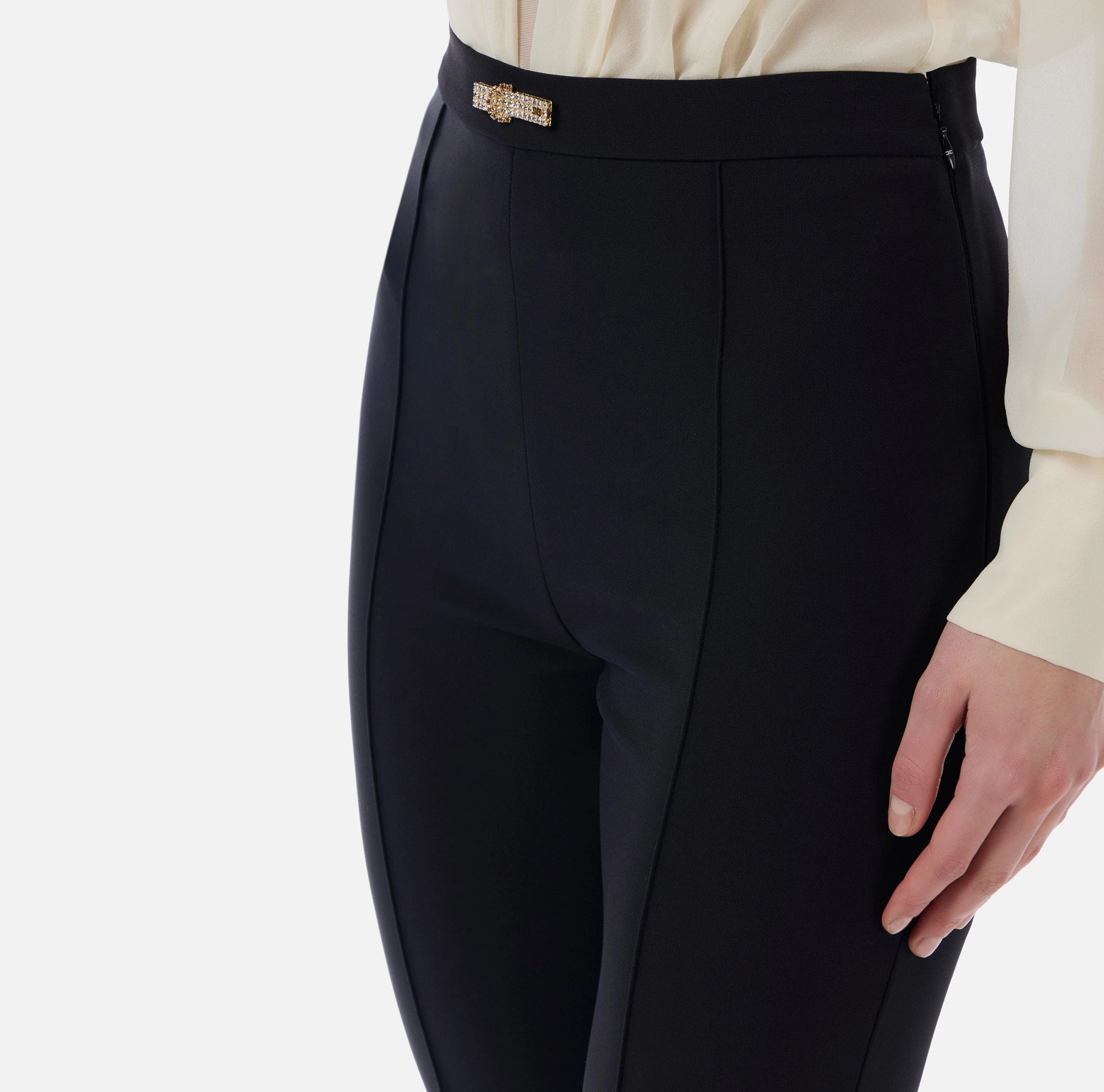 Pants Nero Stripe