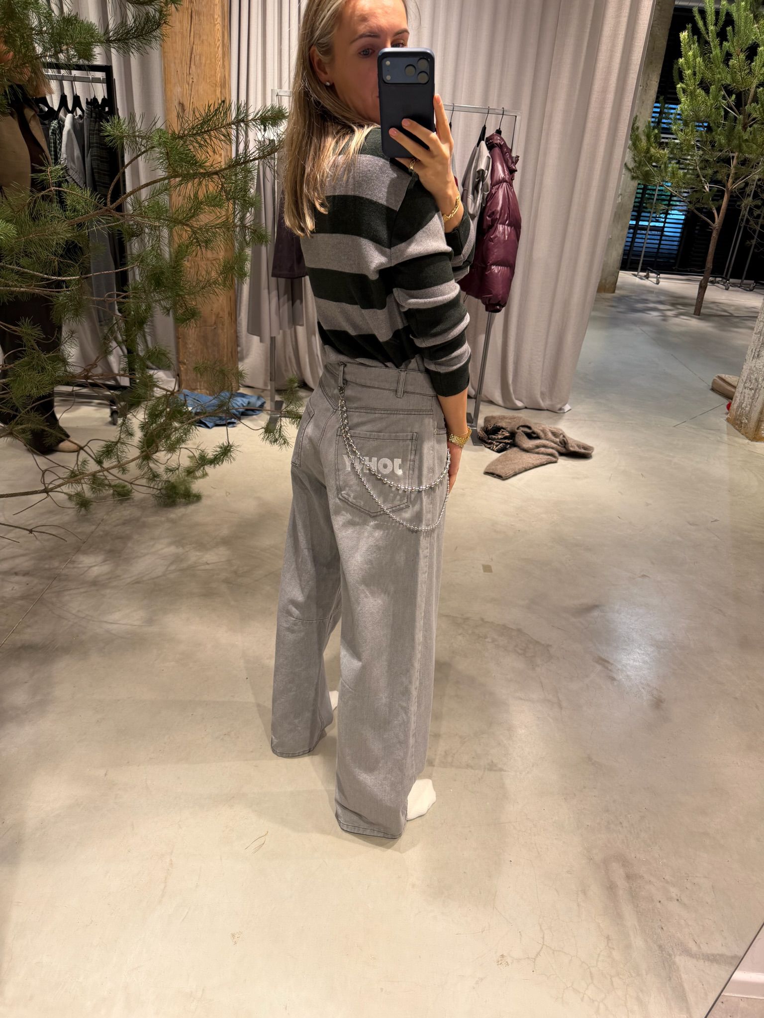 Johny Pant Denim + Chain