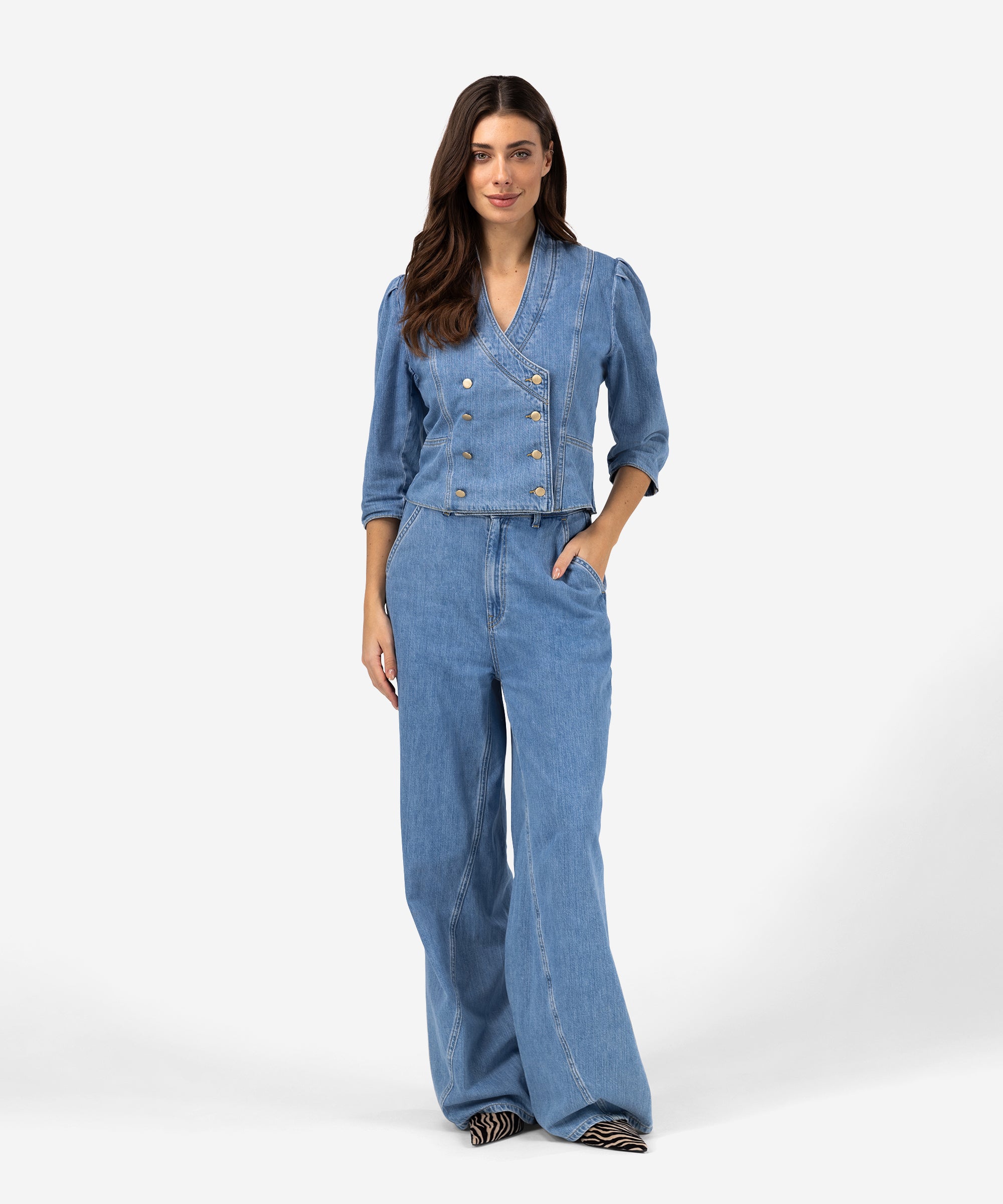 Top Tayra Light Denim