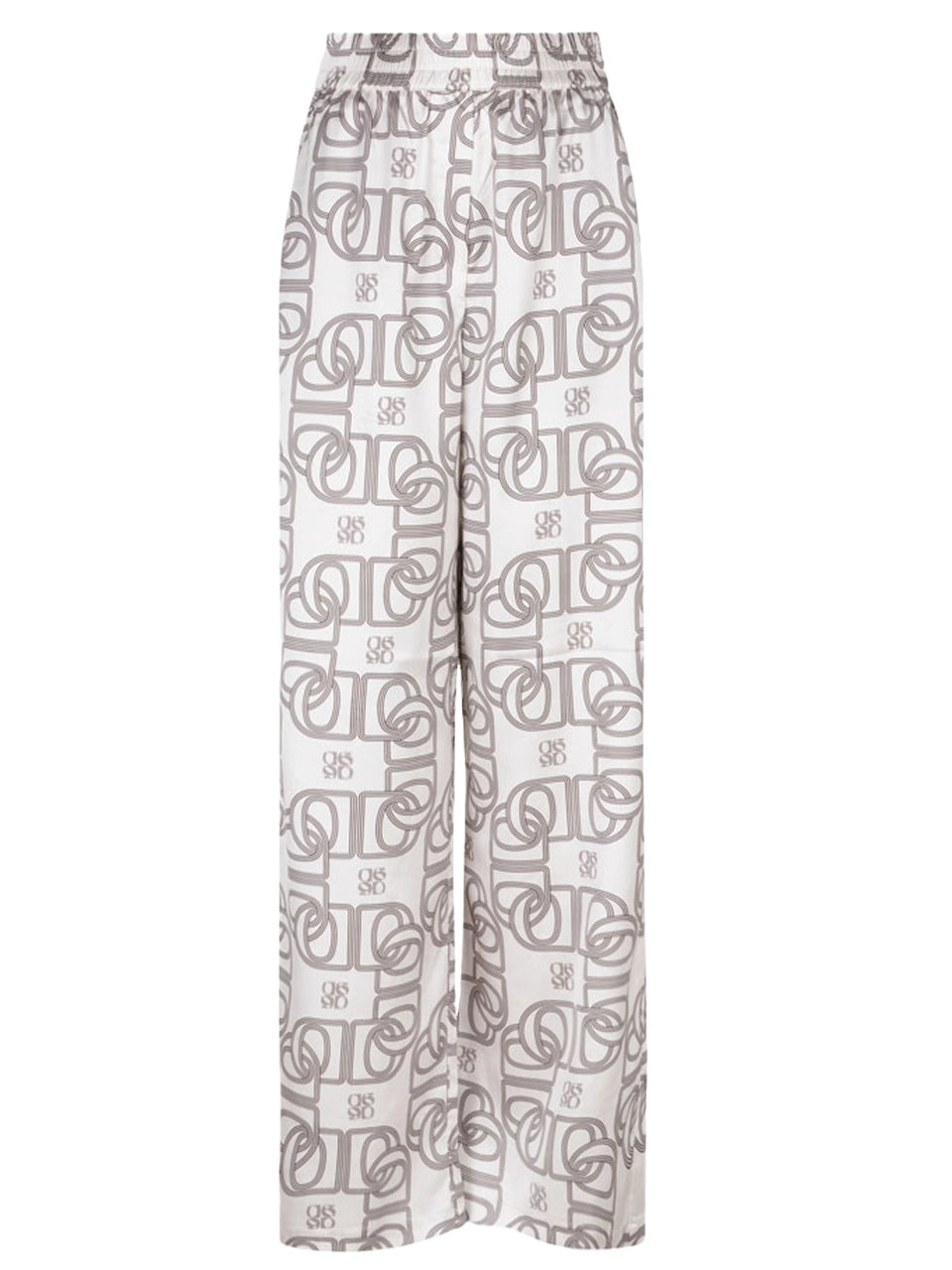 Teo Logo Printed Wide Leg Pants