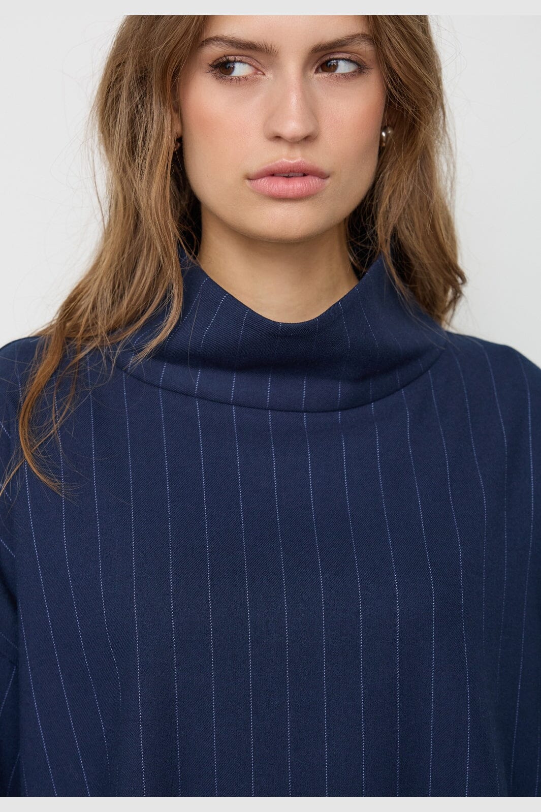Co'couture GabieCC Pin Funnel Neck Blouse