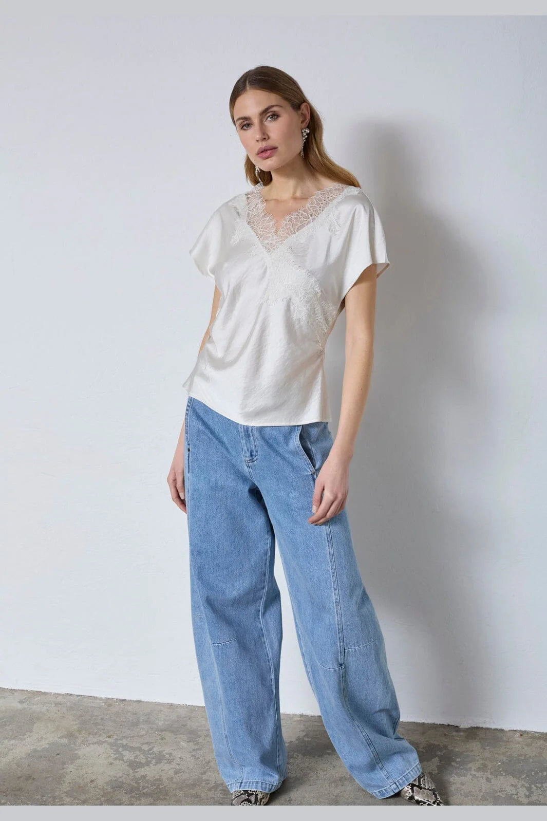 CC Idun Lace SS Blouse
