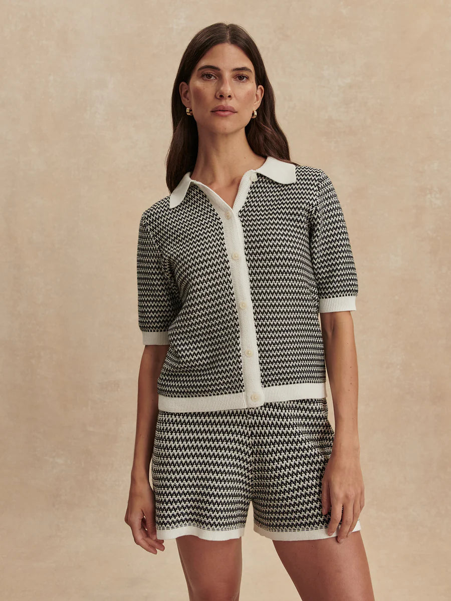 Varley Gaelle Polo Knit