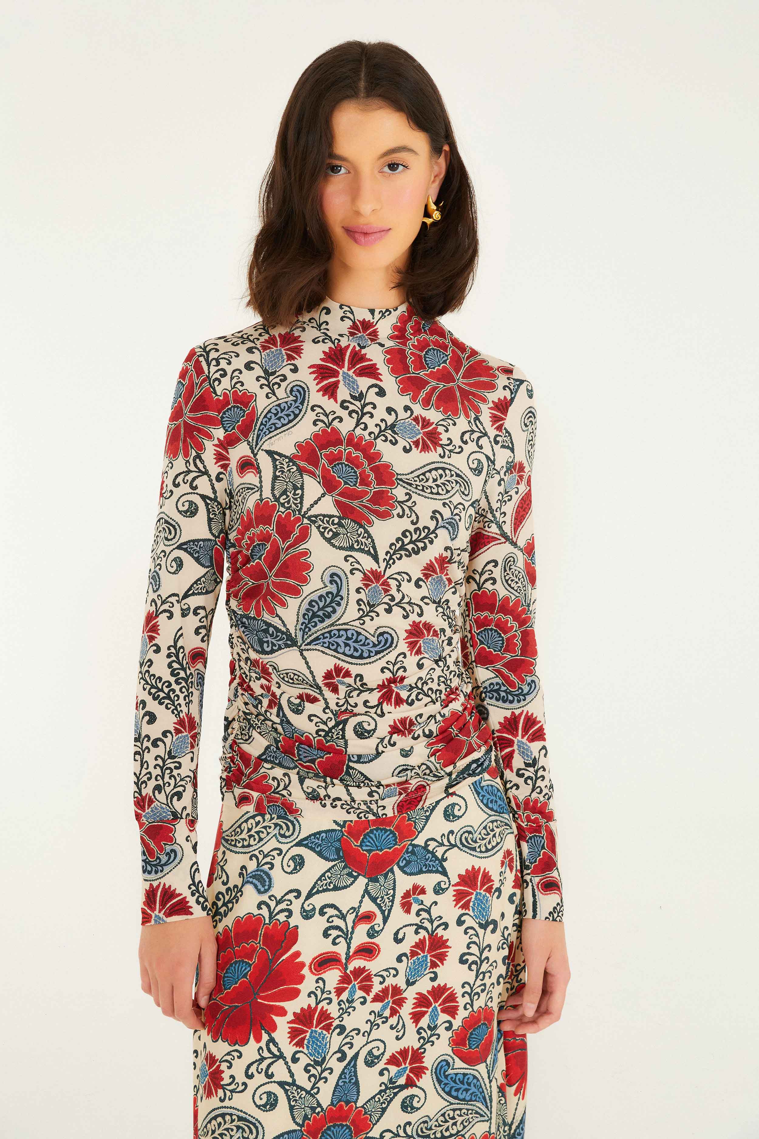 Blouse Francesca Sand Jersey
