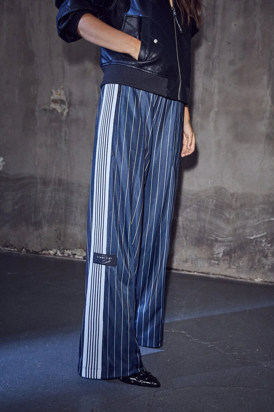 HL Baggy Pin Stripe Track Tall Pants