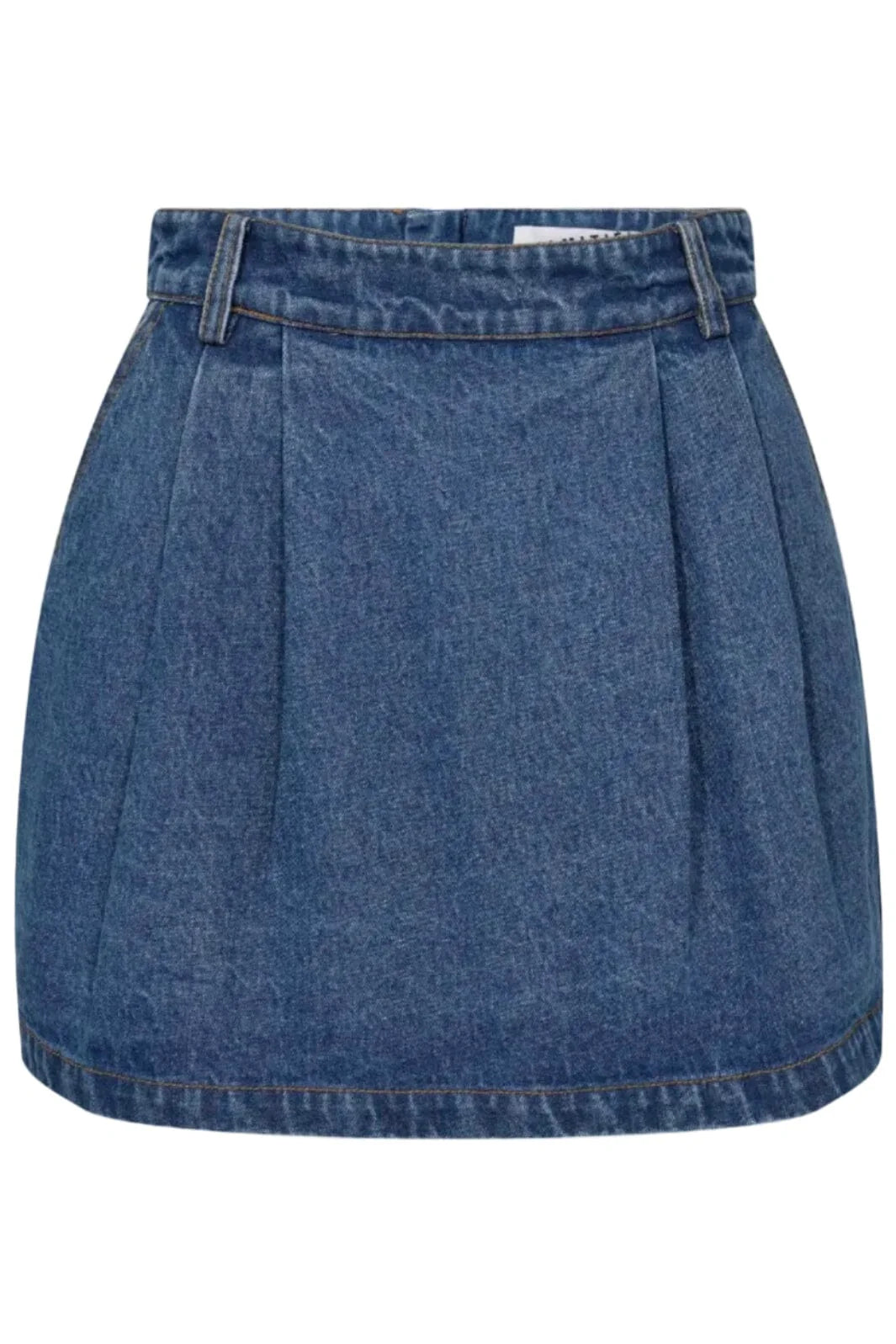 HL Denim Pleat Skirt