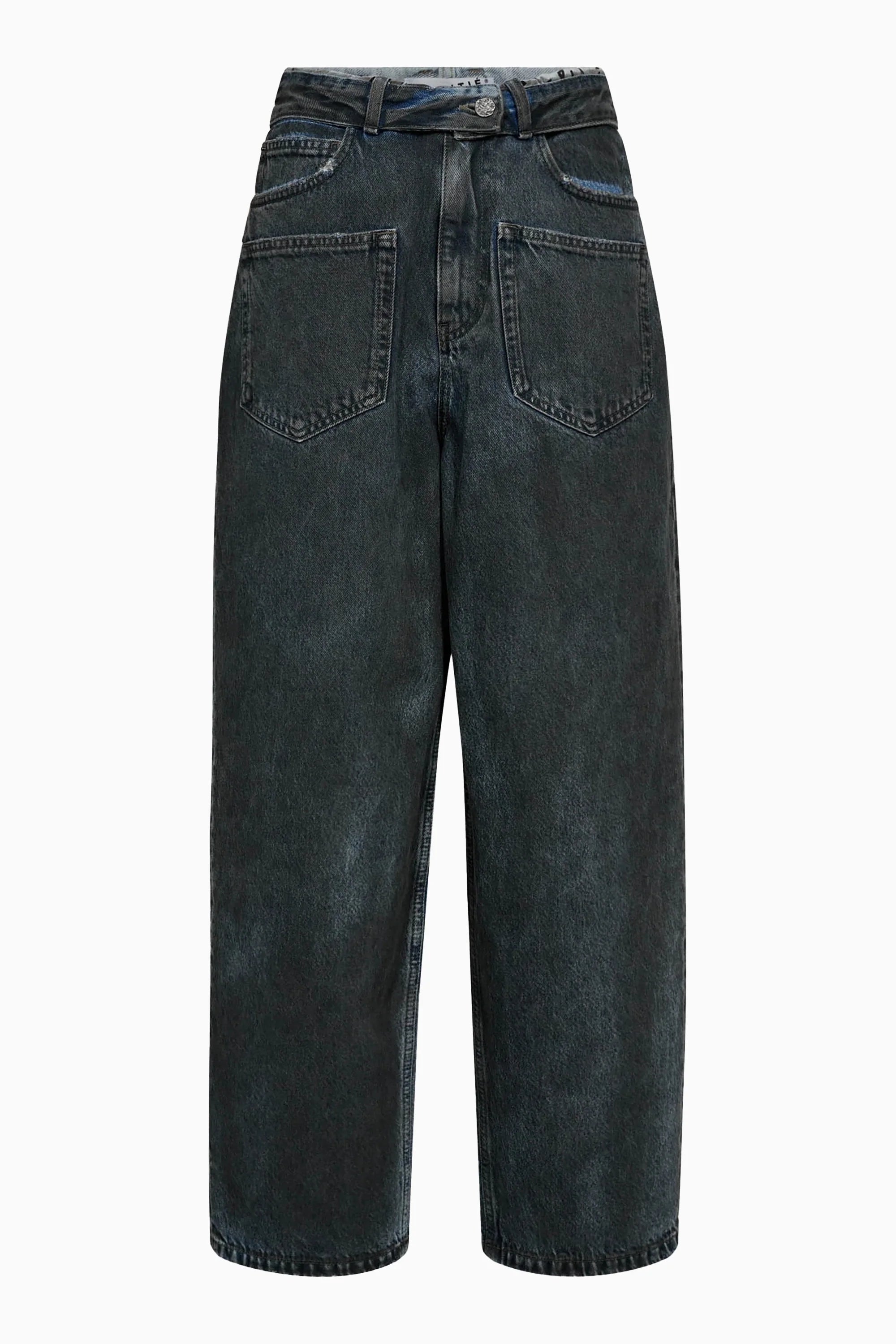 Haute L'amite Flip Waist Pocket Tall Jeans Black