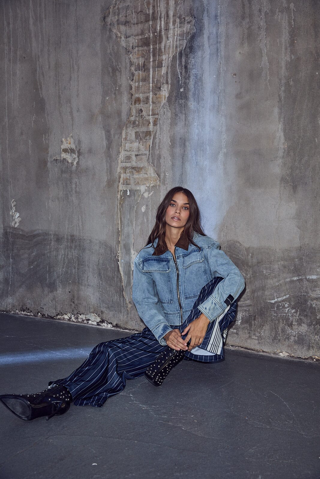 HL Meliza Crop Denim Jacket