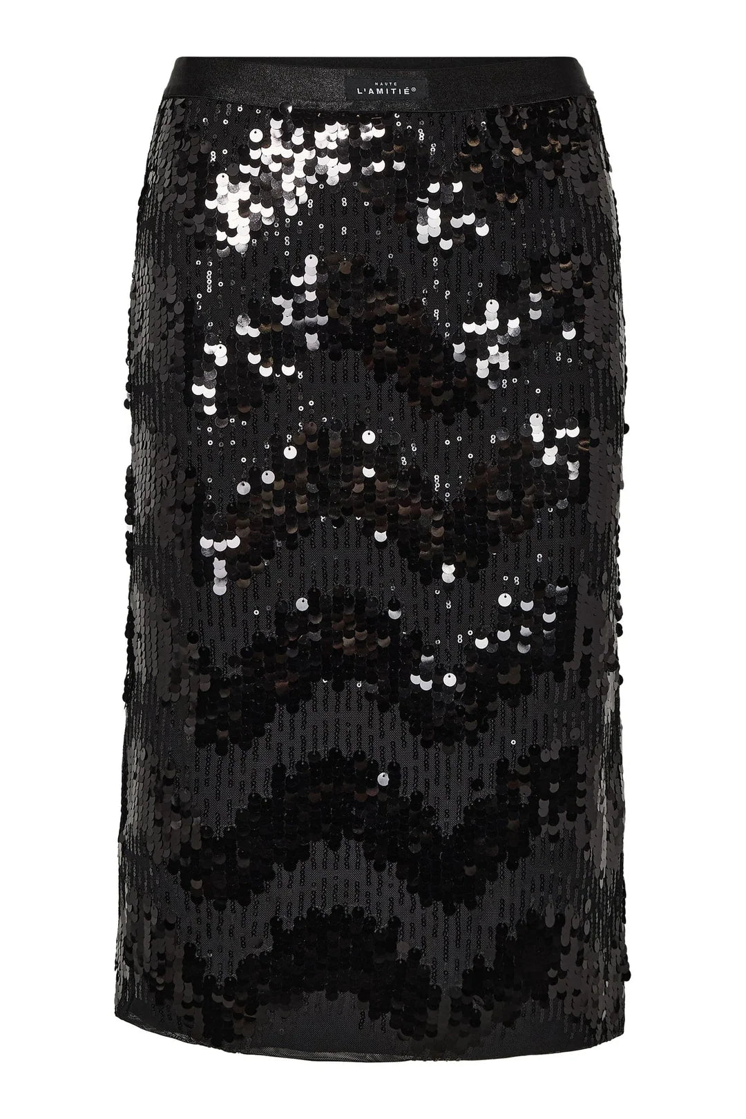 HL Mirror Sequin Pencil Skirt