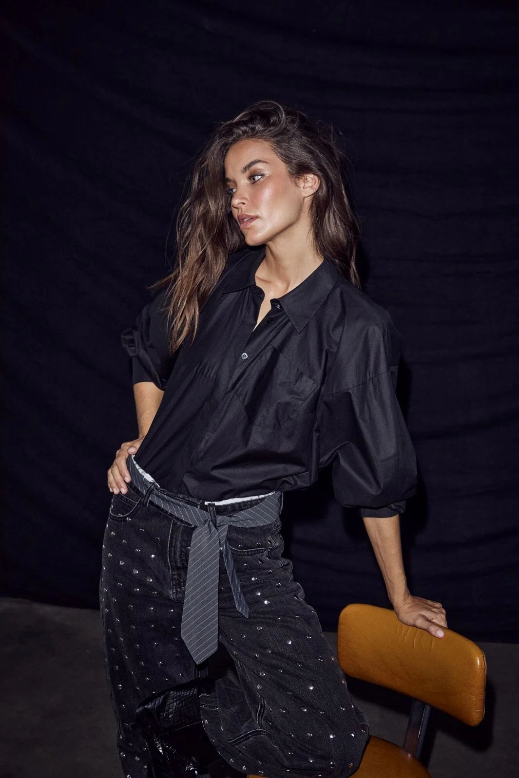 HL Sophie Din Coated Shirt