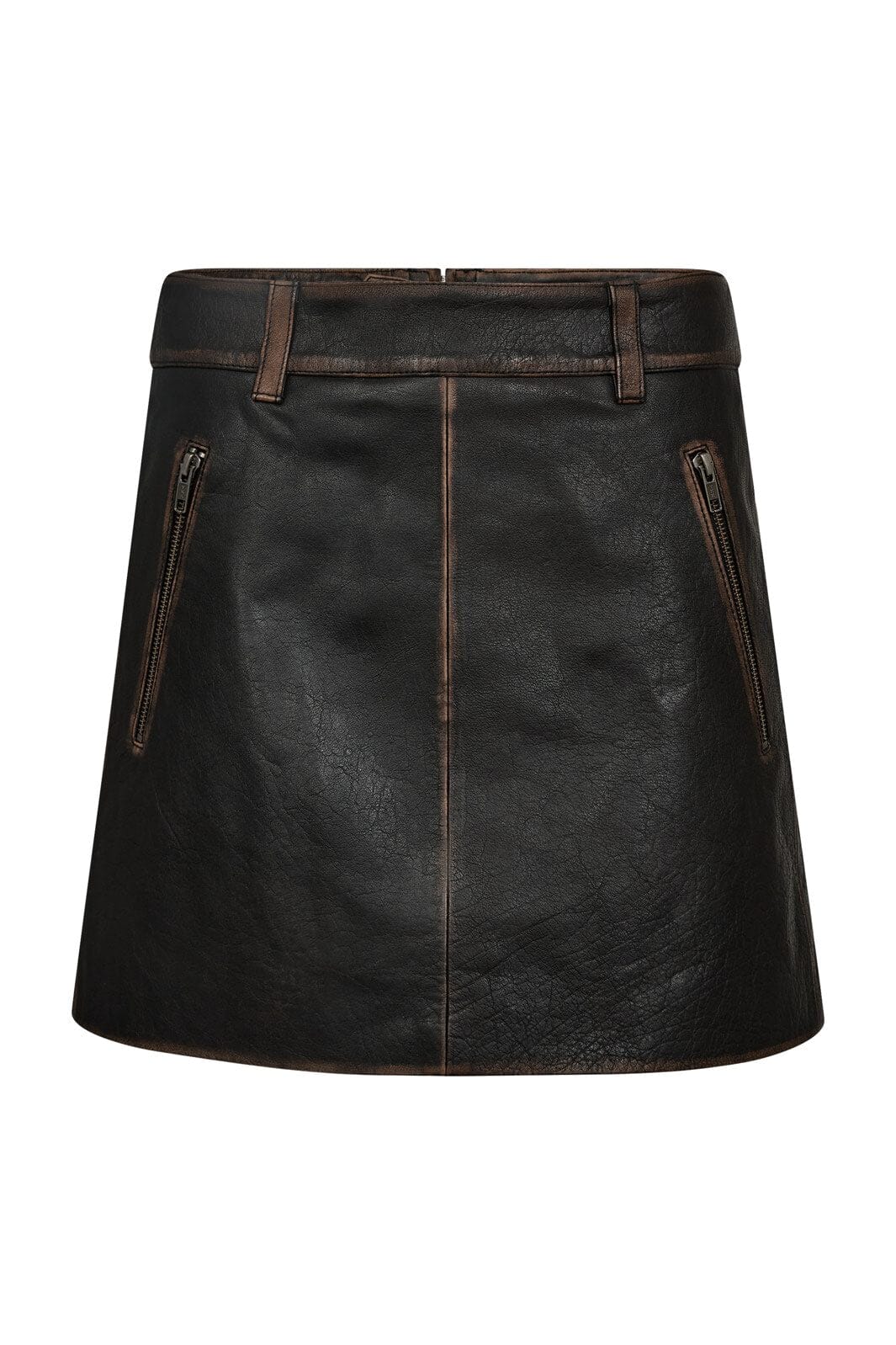 Haute L´amite Used Leather crop skirt