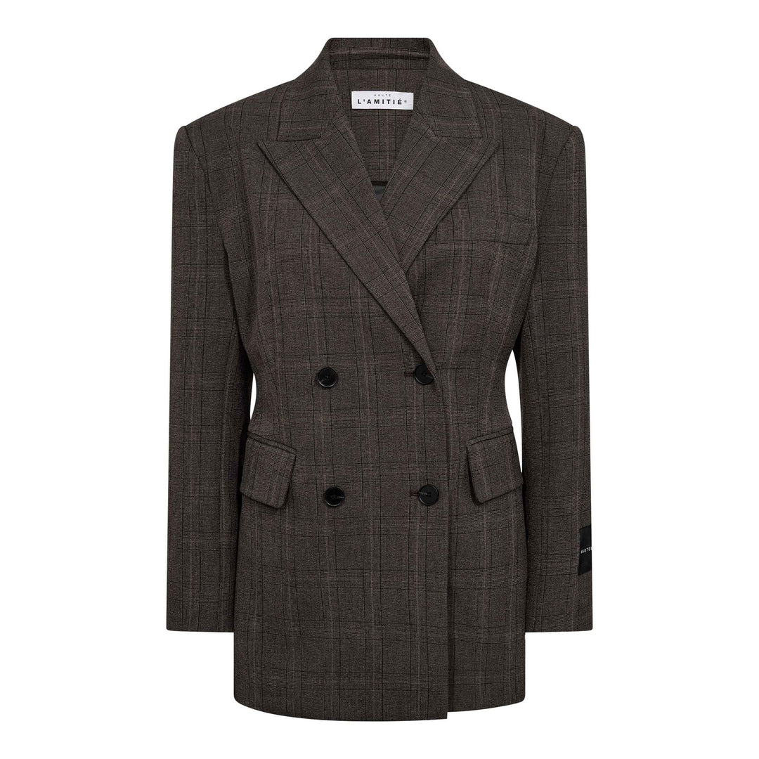 HL Waist Fit Check Blazer
