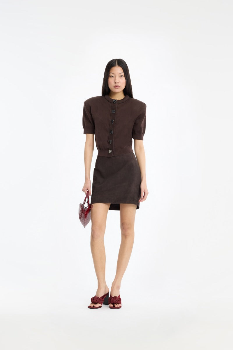 Rotate Firm Knit SS Cardigan