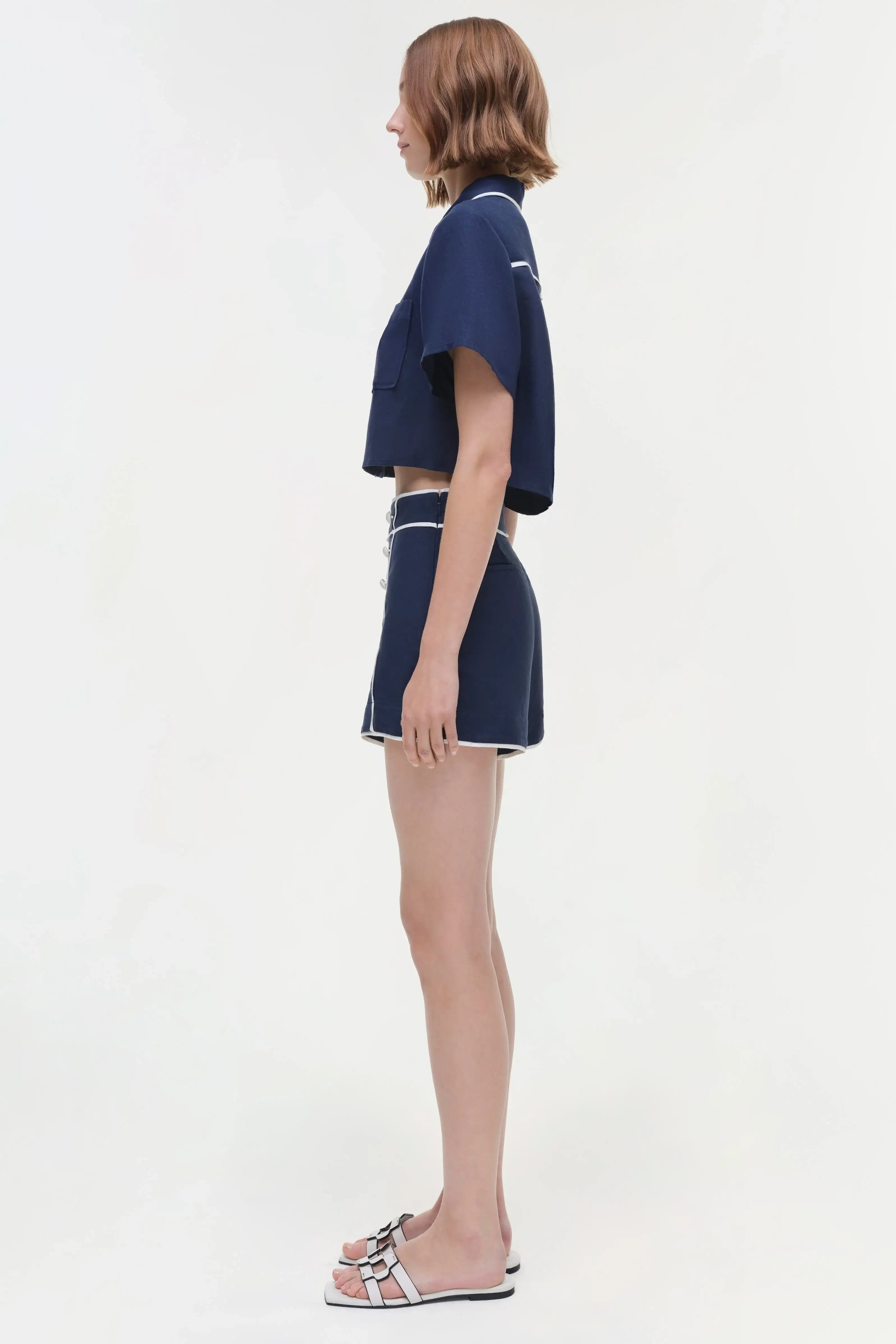 Solange Cropped Shirt