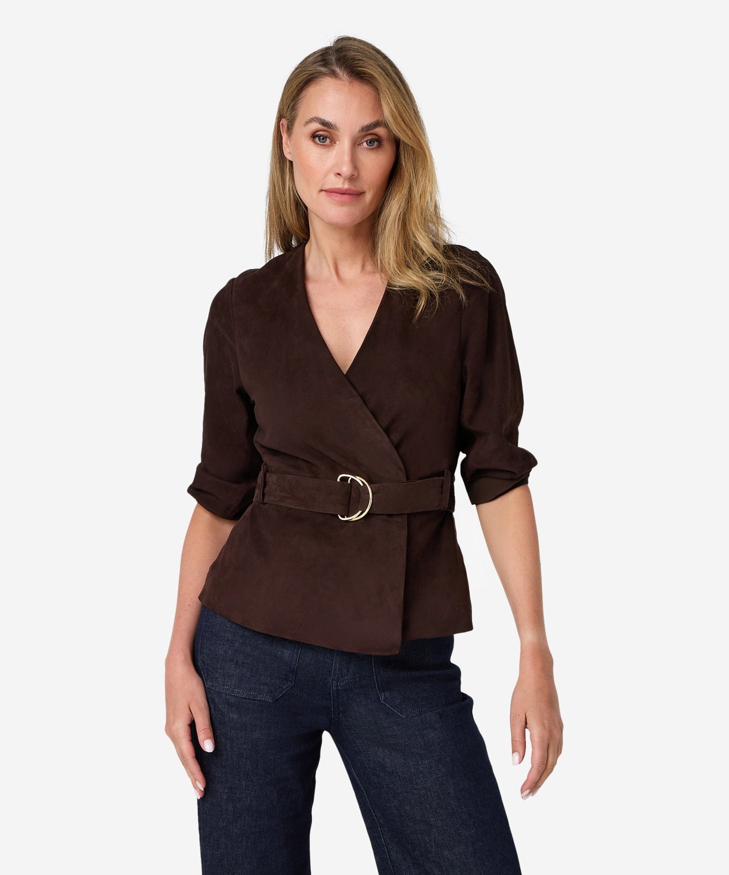 Jacket Tully Suede Coffee Bean