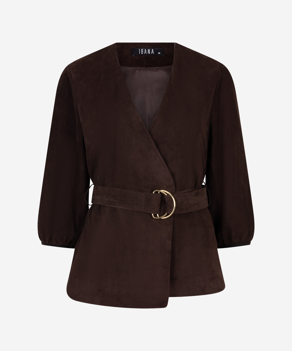 Jacket Tully Suede Coffee Bean